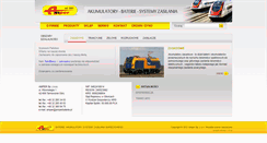 Desktop Screenshot of amperbaterie.pl