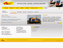 Tablet Screenshot of amperbaterie.pl